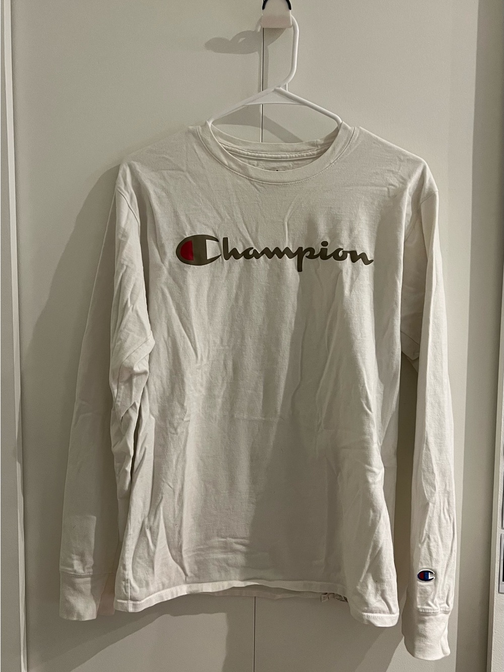 Champion White Crewneck Tee Men’s size M